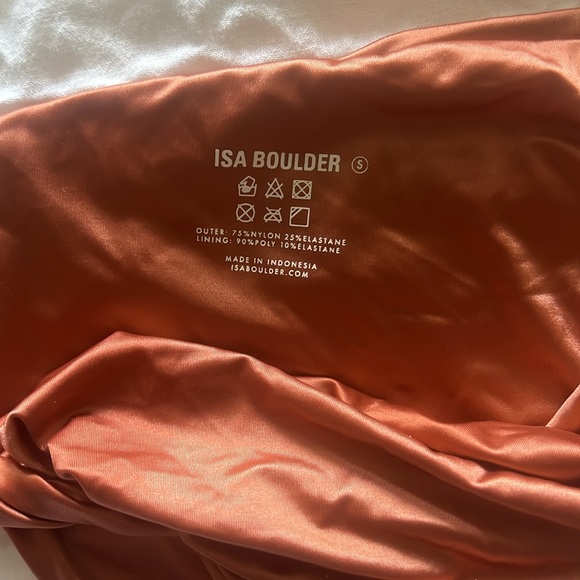 Isa Boulder Twisted Swimsuit Rust Small - Picture 3 of 5